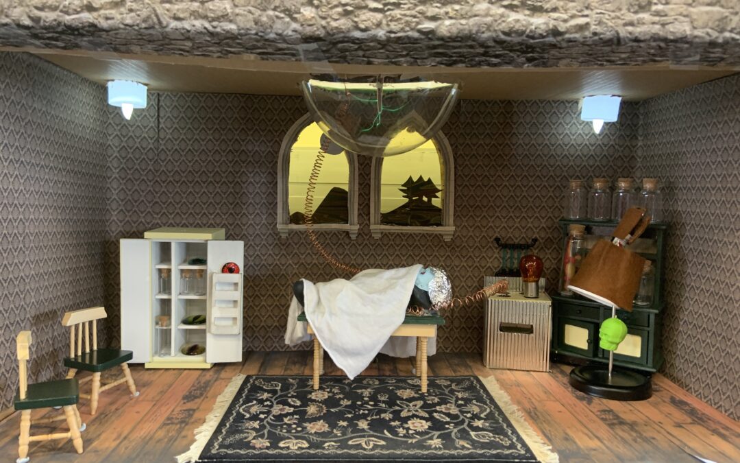 Students showcase creative Frankenstein stage sets